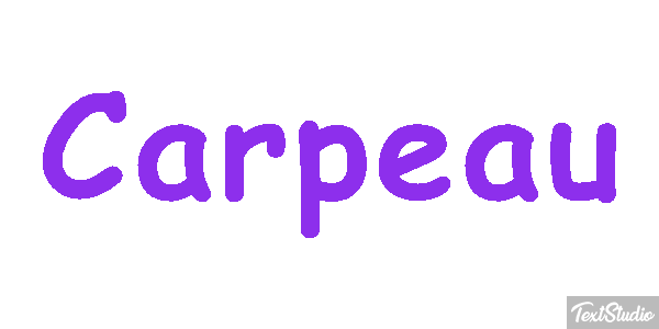 Carpeau Effet de texte
