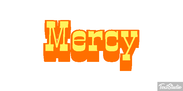 Mercy Text effect
