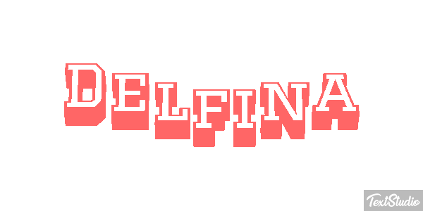 Delfina Efekt tekstowy