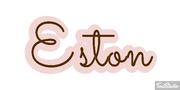 Eston Текстовый эффект