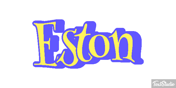 Eston Текстовый эффект