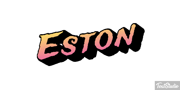 Eston Текстовый эффект