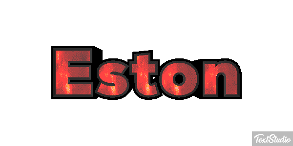 Eston Текстовый эффект