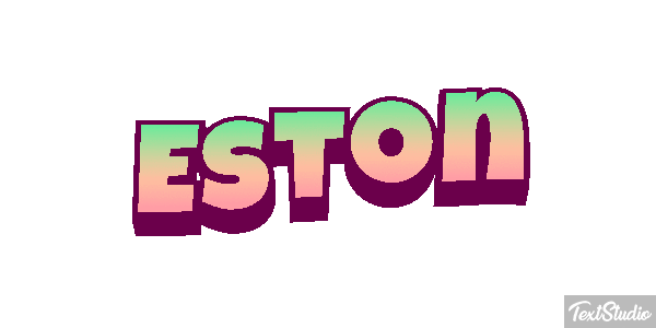 Eston Текстовый эффект