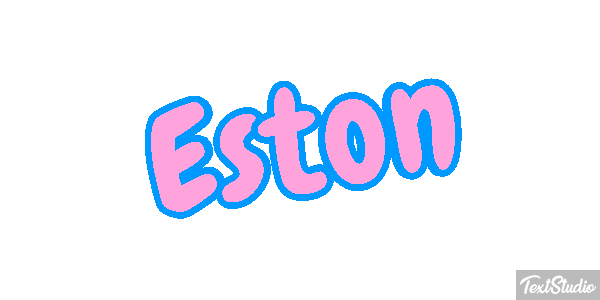 Eston Текстовый эффект