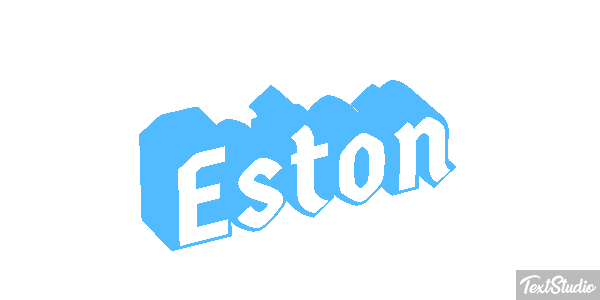 Eston Текстовый эффект