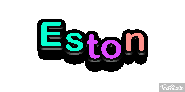 Eston Текстовый эффект