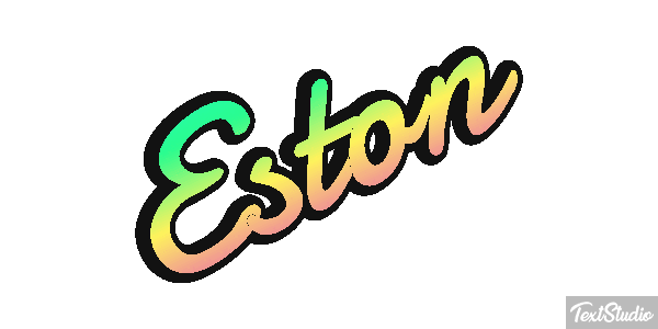 Eston Текстовый эффект