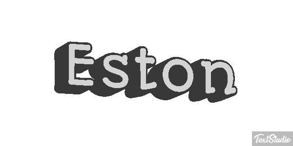 Eston Текстовый эффект