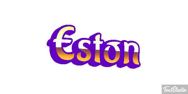 Eston Текстовый эффект