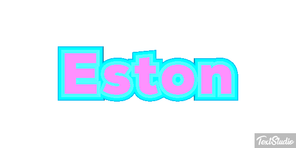 Eston Текстовый эффект