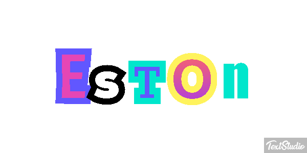 Eston Текстовый эффект