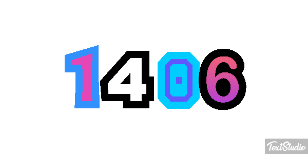 1406 Efekt tekstowy