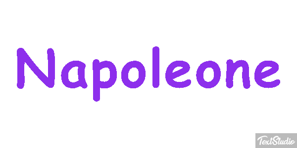 Napoleone Efekt tekstowy