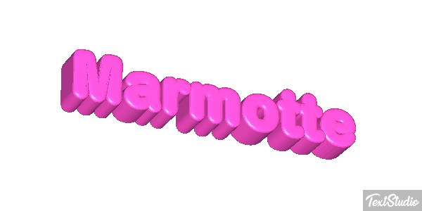 Marmotte Text effect