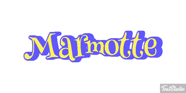 Marmotte Text effect