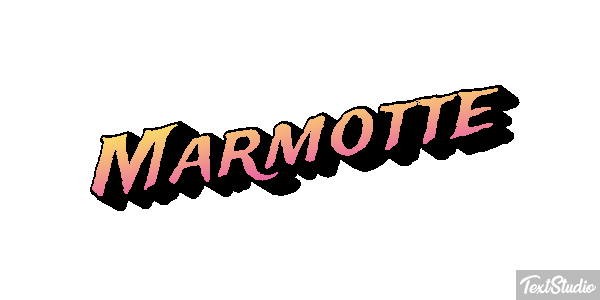 Marmotte Text effect
