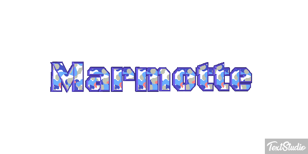 Marmotte Text effect