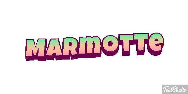 Marmotte Text effect