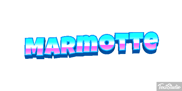 Marmotte Text effect