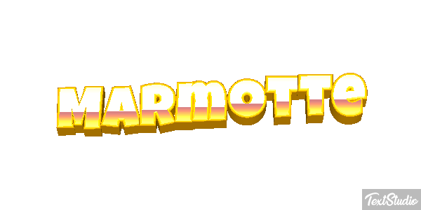 Marmotte Text effect