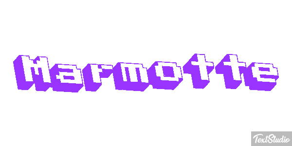 Marmotte Text effect