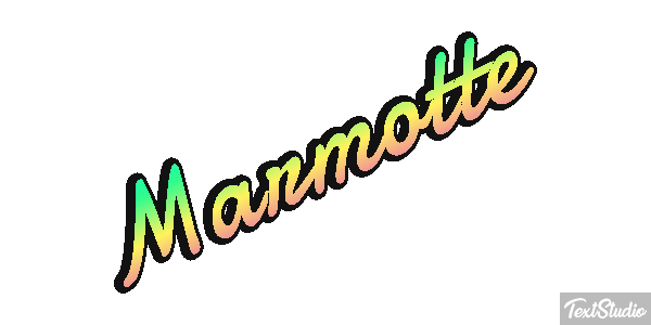 Marmotte Text effect
