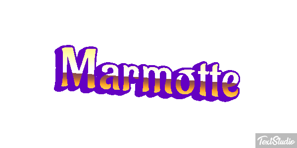 Marmotte Text effect