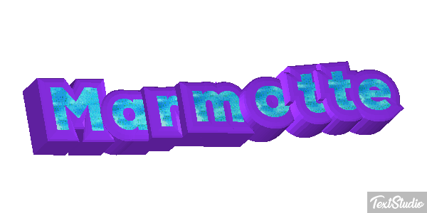 Marmotte Text effect