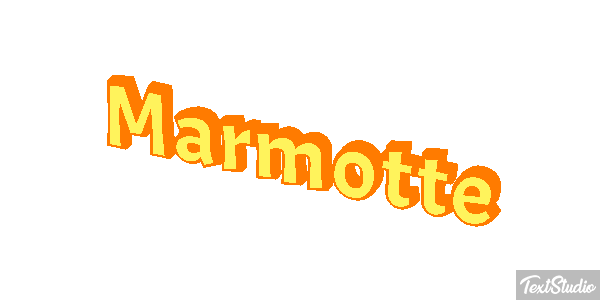 Marmotte Text effect