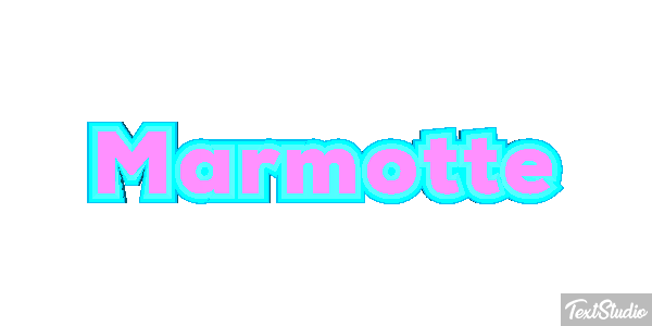 Marmotte Text effect