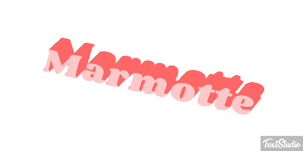 Marmotte Text effect