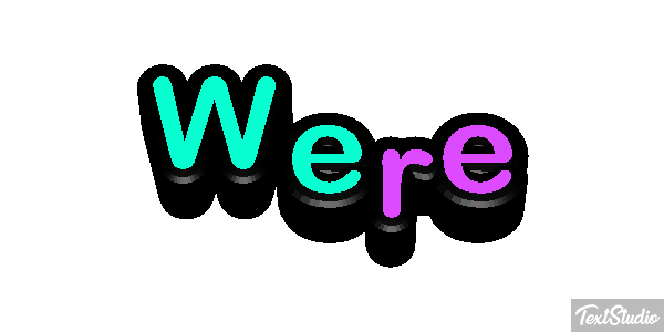 Were Efekt tekstowy