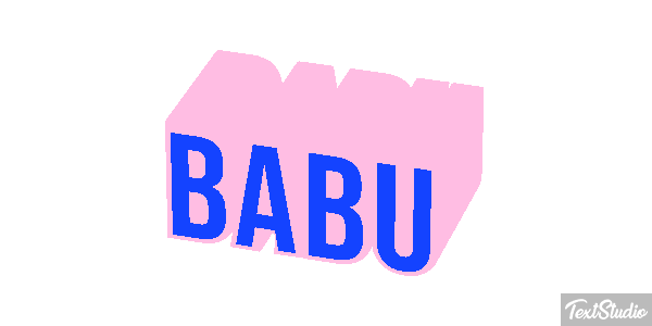 Babu Text effect