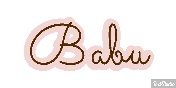 Babu Text effect