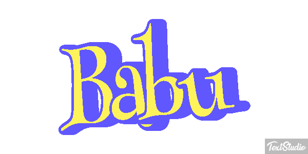 Babu Text effect