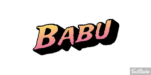 Babu Text effect