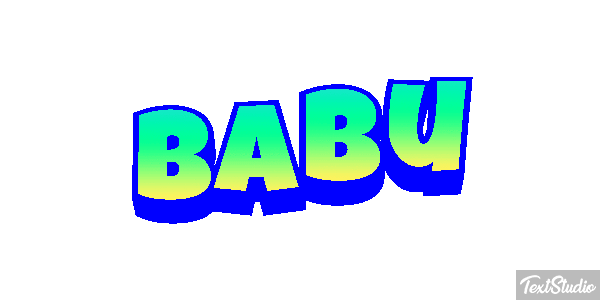 Babu Text effect