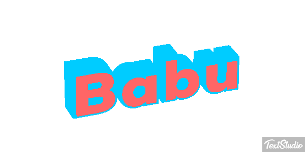 Babu Text effect