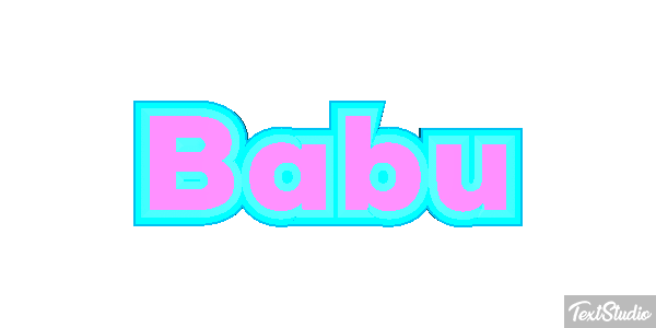 Babu Text effect