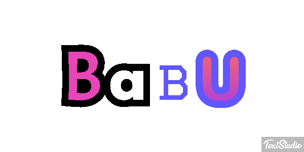 Babu Text effect