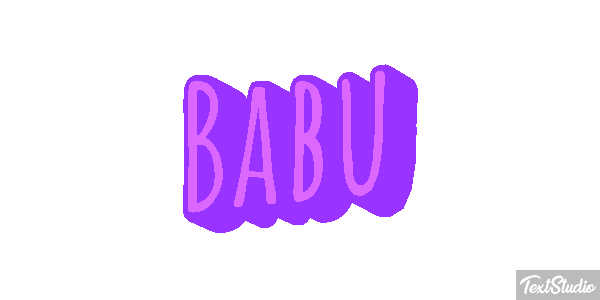 Babu Text effect