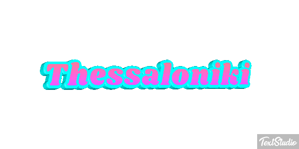 Thessaloniki Efecto de texto