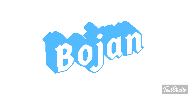 Bojan Text effect