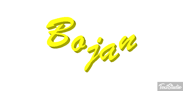 Bojan Text effect