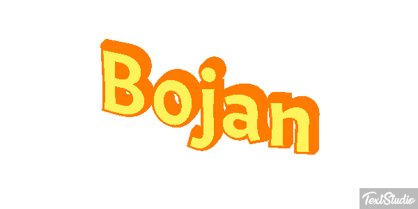 Bojan Text effect