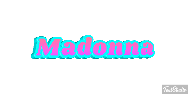 Madonna Effet de texte