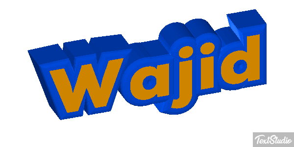 Wajid Efeito do texto