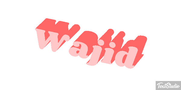 Wajid Efeito do texto