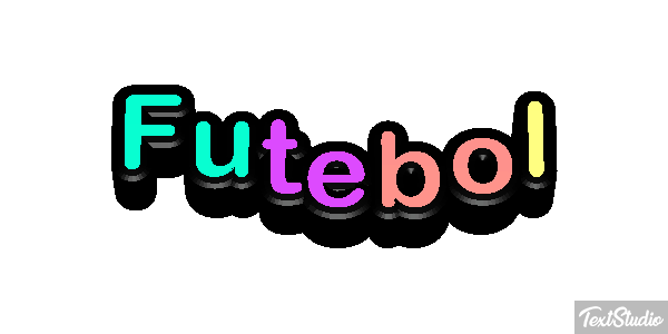 Futebol Efeito do texto